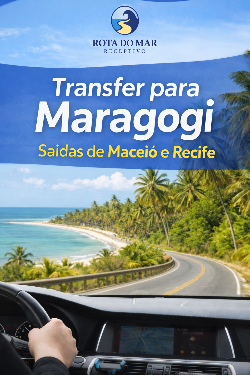 Estrada tropical Maragogi